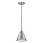 Quoizel Cody 1 Light Mini Pendant in Brushed Nickel QZ-CODY-P-S-BN