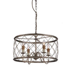 Quoizel Dury 4 Light Pendant Chandelier Century Silver Leaf QZ-DURY-P