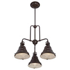 Quoizel Eastvale 3 Light Chandelier in Palladian Bronze