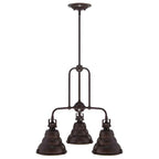 Quoizel Eastvale 3 Light Chandelier in Palladian Bronze