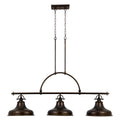 Quoizel Emery 3 Light Bar Pendant Light in Palladian Bronze