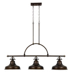 Quoizel Emery 3 Light Bar Pendant Light in Palladian Bronze