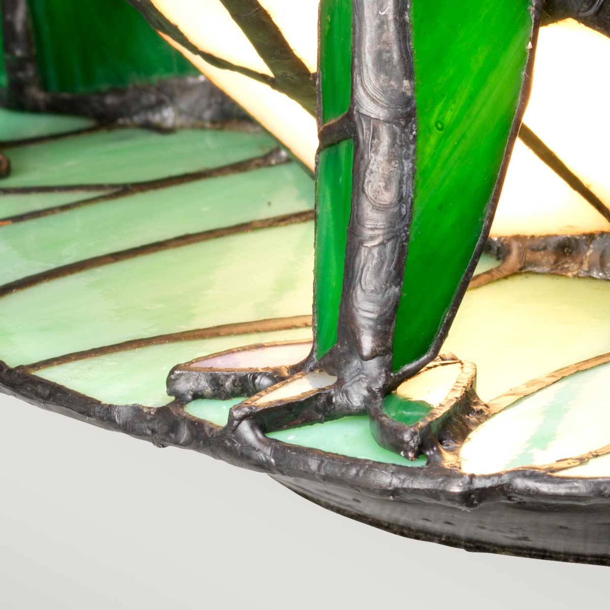 Quoizel Tiffany Animal Lamps Frog Table Lamp in Vintage Bronze