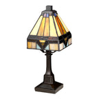 Quoizel Holmes 1 Light Mini Tiffany Table Lamp Vintage Bronze QZ-HOLMES-TL