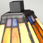 Quoizel Holmes 1 Light Mini Tiffany Table Lamp Vintage Bronze QZ-HOLMES-TL
