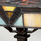 Quoizel Holmes 1 Light Mini Tiffany Table Lamp Vintage Bronze QZ-HOLMES-TL