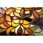 Quoizel Kami Tiffany 2 Light Flush Ceiling Light in Vintage Bronze