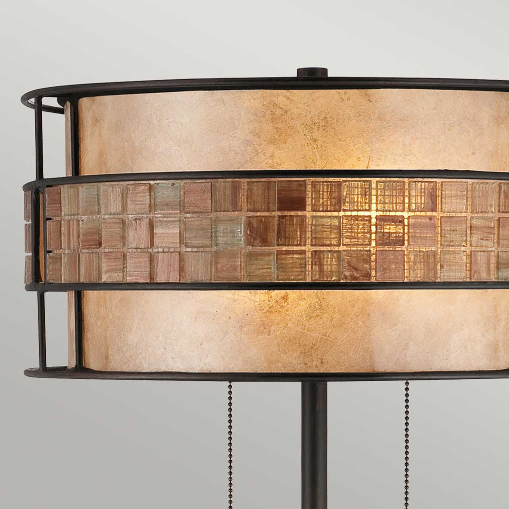Quoizel Laguna Mosaic Table Lamp in Renaissance Copper