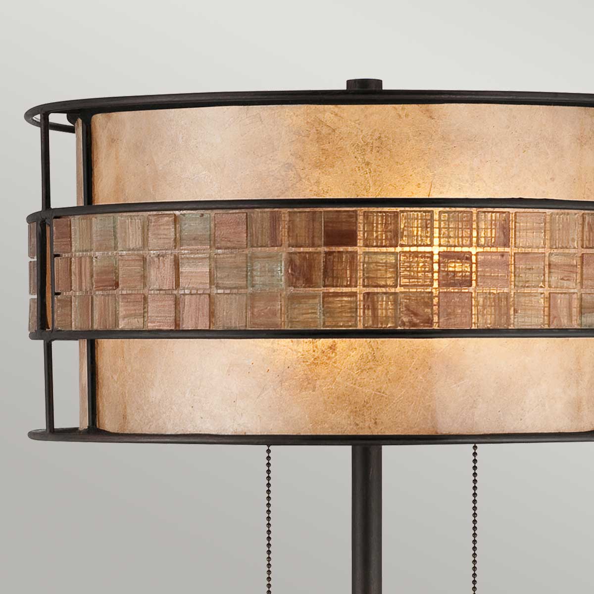 Quoizel Laguna Mosaic Table Lamp in Renaissance Copper