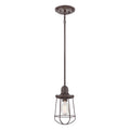 Quoizel Marine 1lt Outdoor Mini Pendant Western Bronze ELS/QZ/MARINE/P