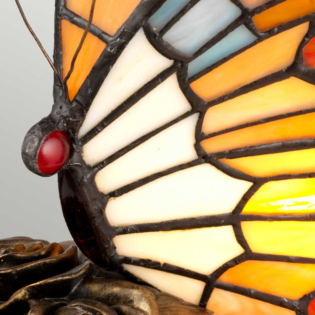 Quoizel Tiffany Animal Lamps Butterfly Tiffany Lamp QZ-OBUTTERFLY-TL