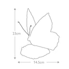 Quoizel Tiffany Animal Lamps Butterfly Tiffany Lamp QZ-OBUTTERFLY-TL - dimensions