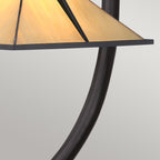 Quoizel Pomeroy Tiffany Table Lamp in Western Bronze