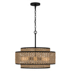 Quoizel Teton 5 Light Pendant Matte Black