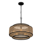 Quoizel Teton 5 Light Pendant Matte Black
