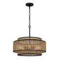 Quoizel Teton 5 Light Pendant Matte Black
