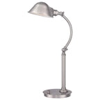 Quoizel Thompson LED Table Lamp in Brushed Nickel QZ-THOMPSON-TLBN
