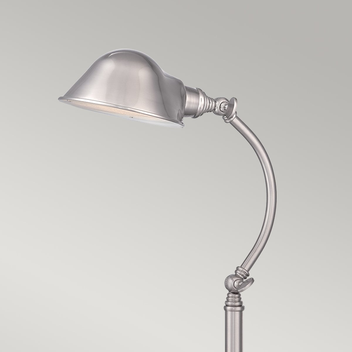 Quoizel Thompson LED Table Lamp in Brushed Nickel QZ-THOMPSON-TLBN
