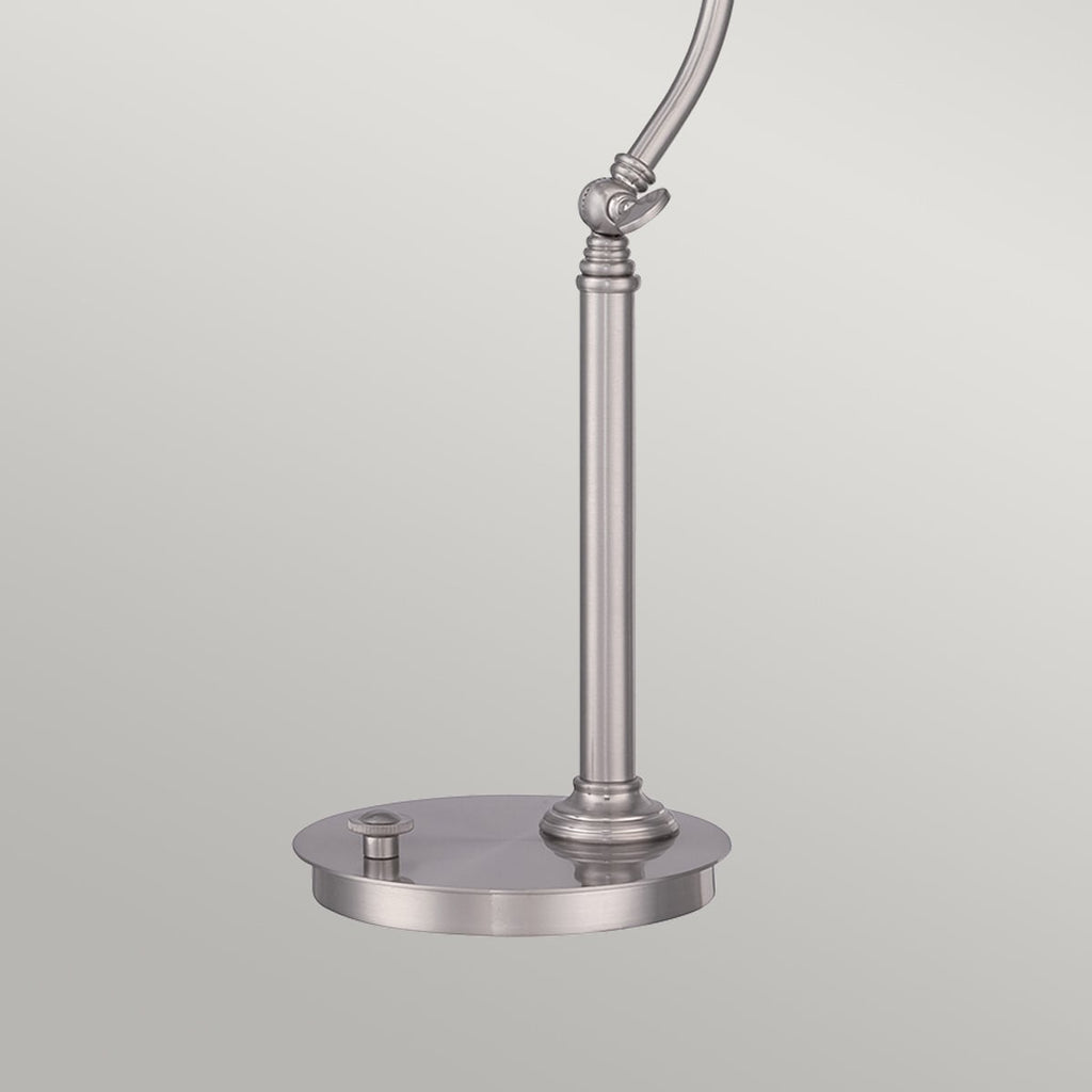 Quoizel Thompson LED Table Lamp in Brushed Nickel QZ-THOMPSON-TLBN
