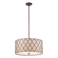 Quoizel QZ/BROWNLATT/P/L Brown Lattice 4Lt Copper Canyon Large Ceiling Pendant