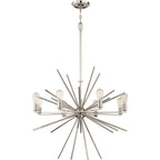 Quoizel Carnegie 8 Light Pendant Light in Imperial Silver
