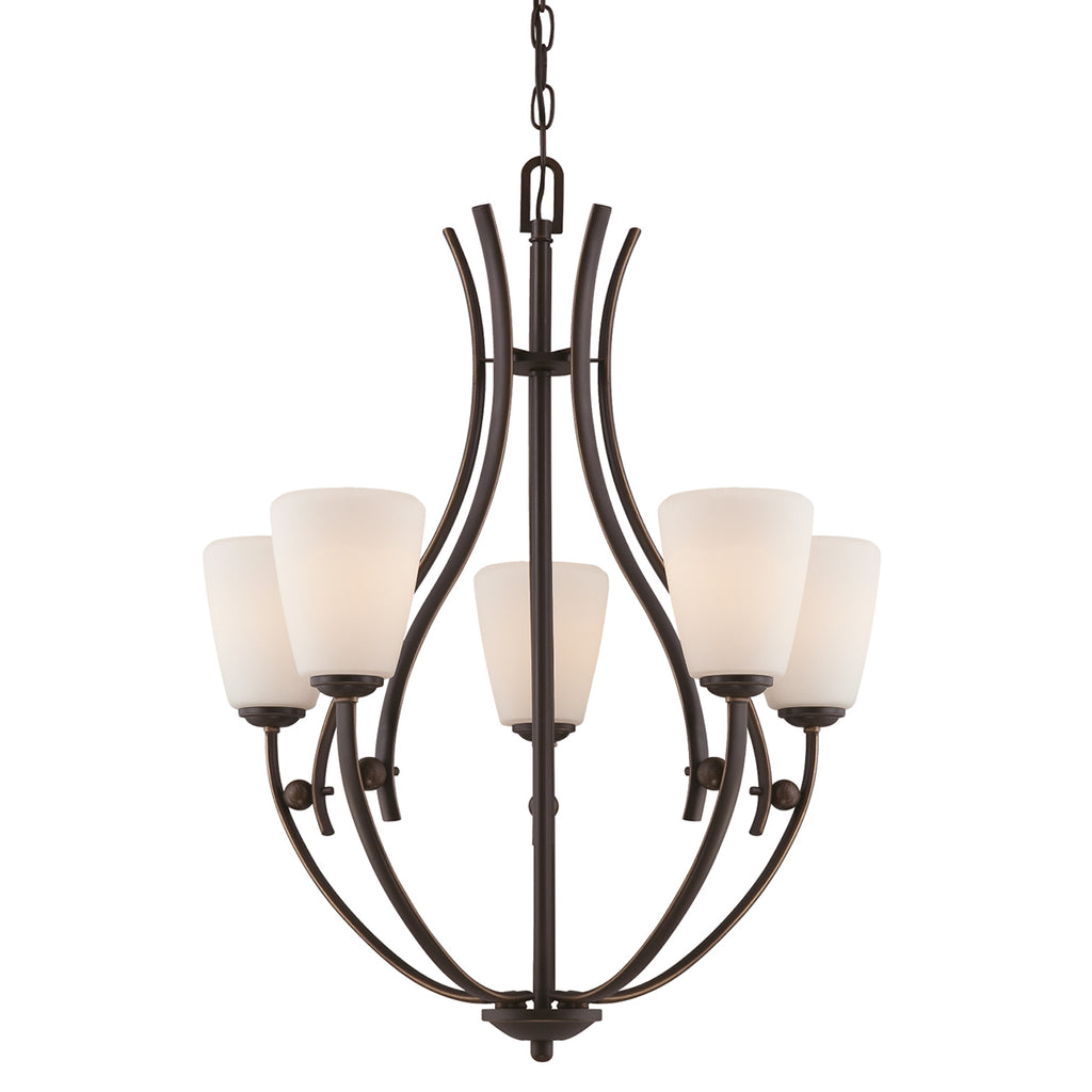 Quoizel Chantilly 5 Light Ceiling Light in Palladian Bronze