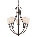 Quoizel Chantilly 5 Light Ceiling Light in Palladian Bronze
