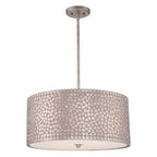 Quoizel Confetti Large 4 Light Pendant Light in Old Silver