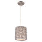 Quoizel QZ/CONFETTI/P/S Confetti 1 Light Old Silver Ceiling Mini Pendant