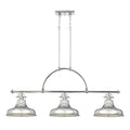 Quoizel Emery 3 Light Bar Pendant Light in Imperial Silver