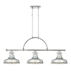 Quoizel Emery 3 Light Bar Pendant Light in Imperial Silver