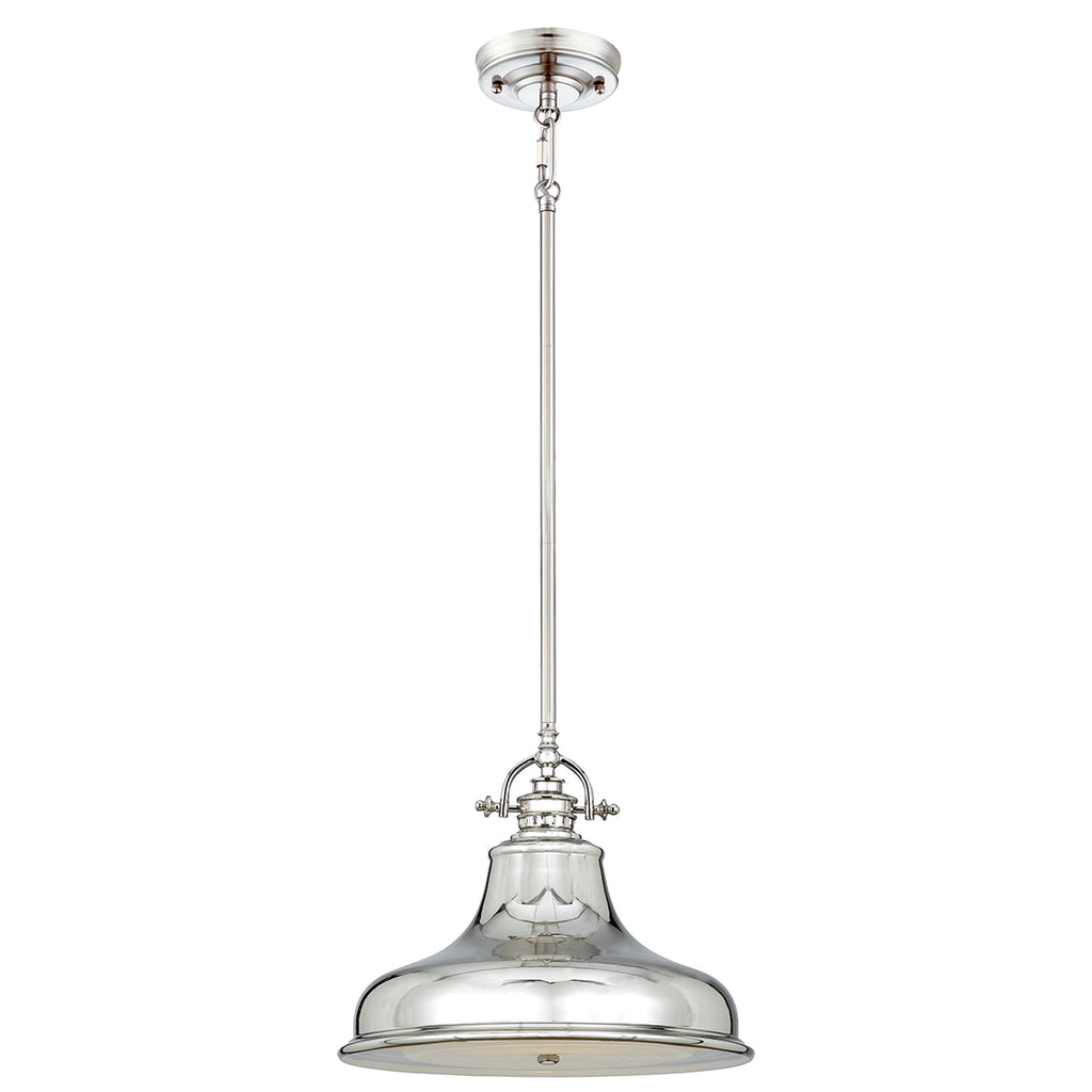Quoizel Emery Medium Pendant Light in Imperial Silver