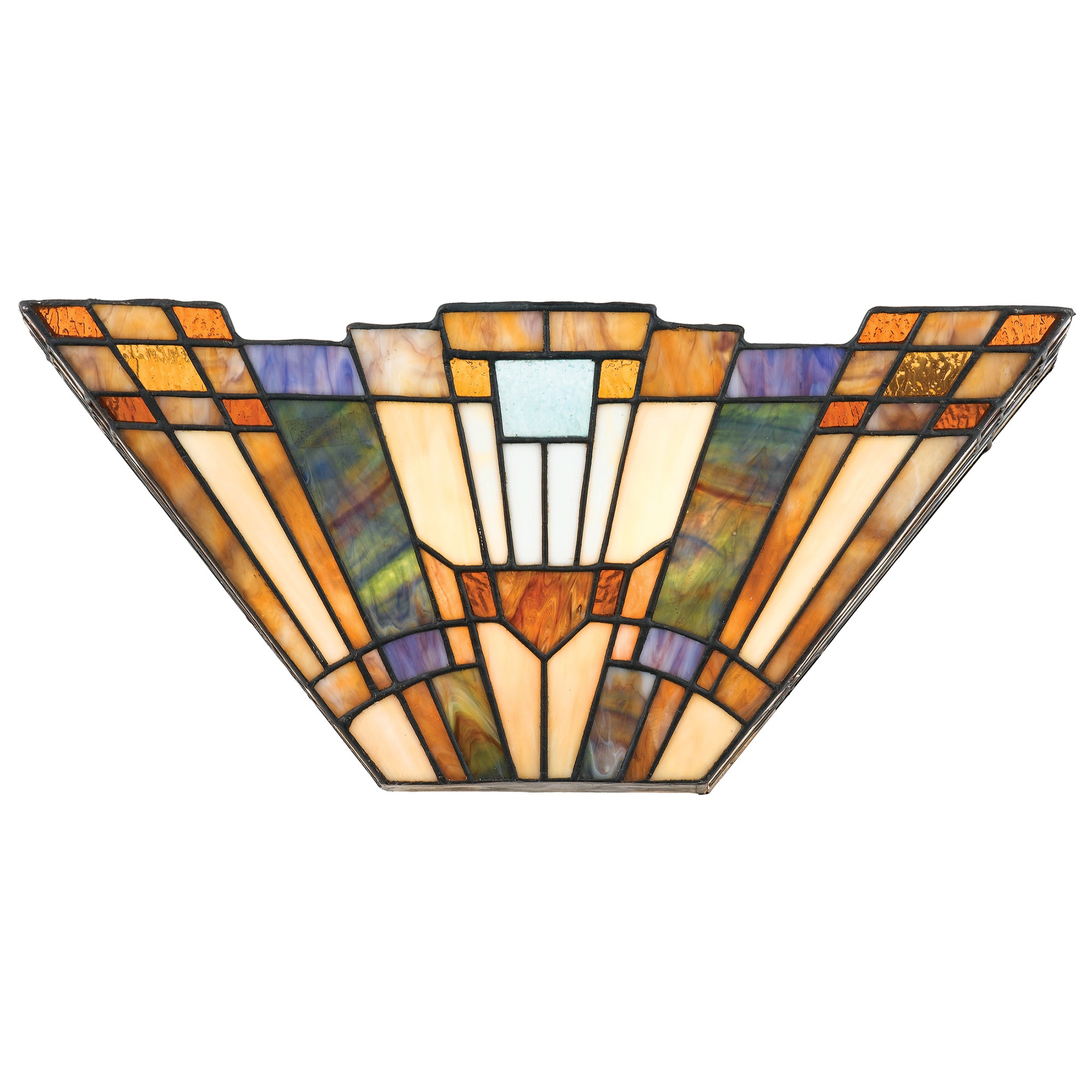Quoizel Inglenook Tiffany 2 Light Wall Light in Valiant Bronze