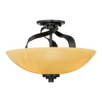 Quoizel QZ/KYLE/SF Kyle 3Lt Imperial Bronze Ceiling Semi-Flush