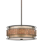 Quoizel Laguna Renaissance 4 Light Pendant Light in Copper Mosaic
