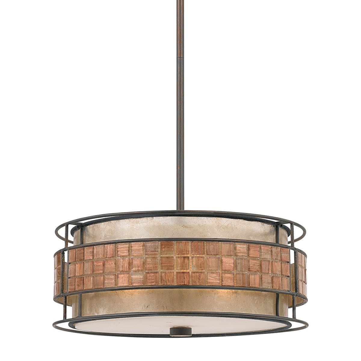 Quoizel Laguna Renaissance 4 Light Pendant Light in Copper Mosaic