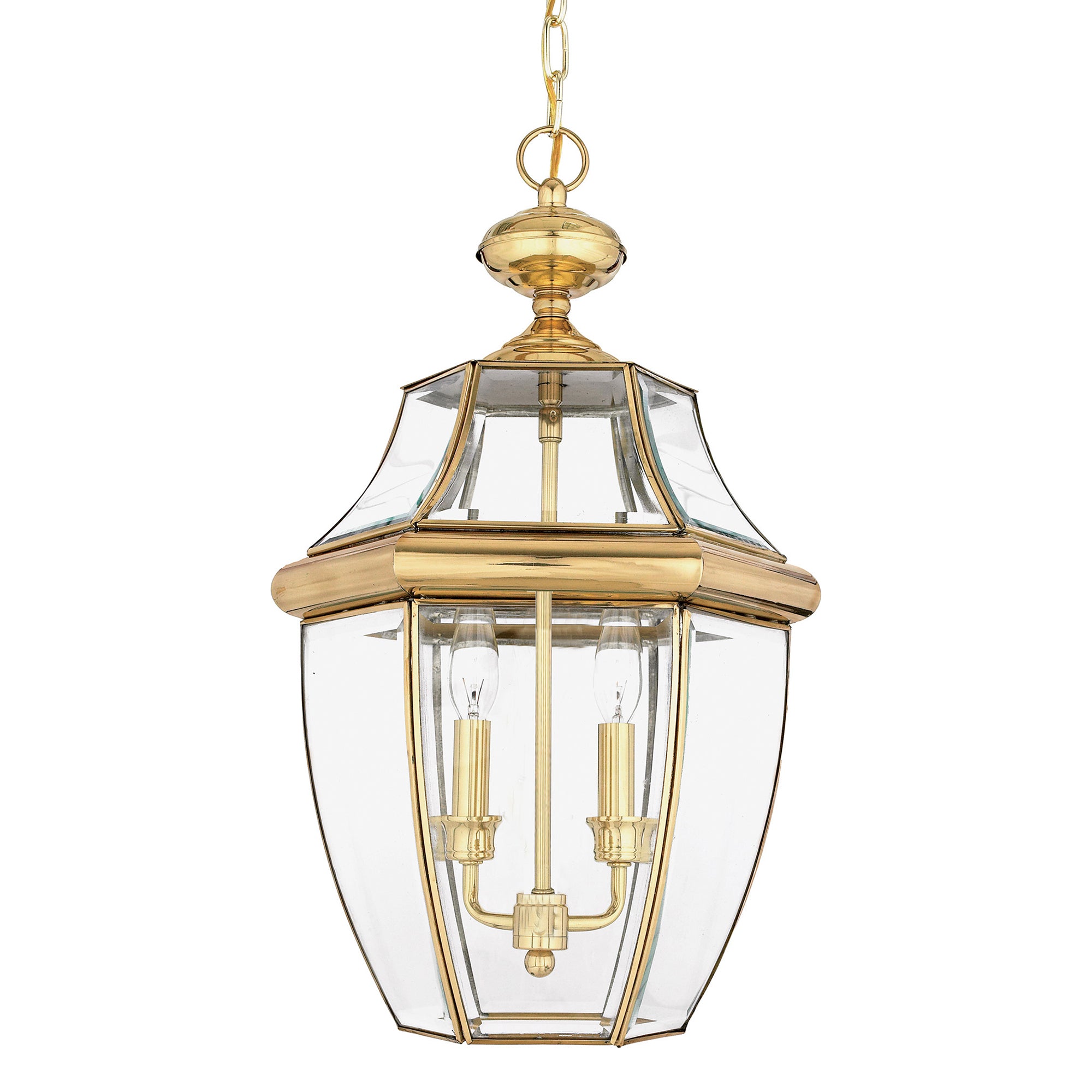 Quoizel Newbury Large Lantern in Polished Brass
