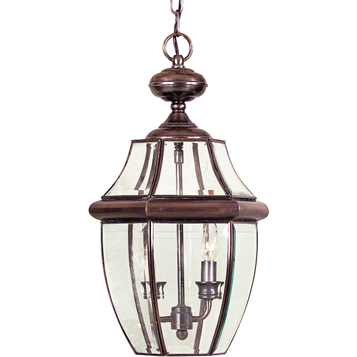 Quoizel Newbury Large Outdoor Lantern in Aged Copper