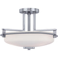 Quoizel Taylor Semi Flush Ceiling Light in Polished Chrome