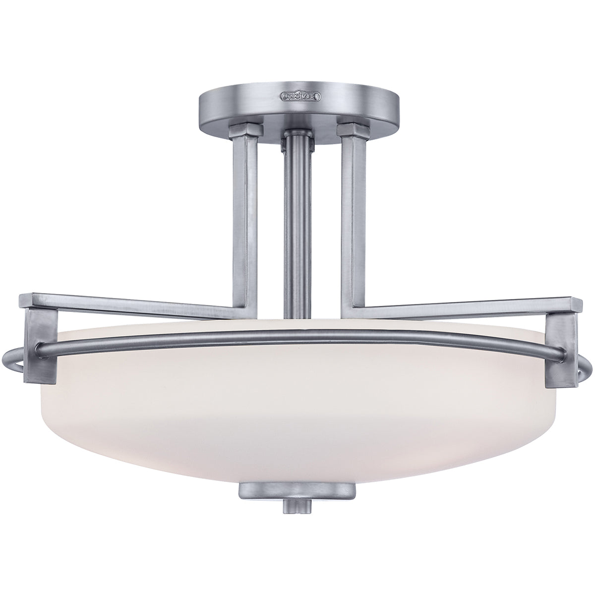 Quoizel Taylor Semi Flush Ceiling Light in Polished Chrome