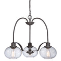 Quoizel Trilogy 3 Light Pendant Light in Old Bronze