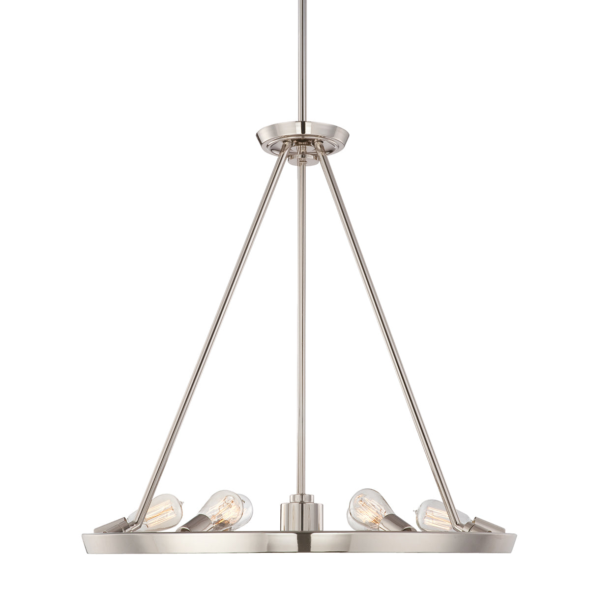 Quoizel Theater Row 7 Light Pendant Light in Imperial Silver