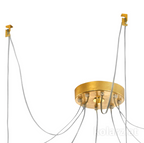 Kolarz Raggio 8 Light Ceiling Pendant Gold Leaf 6009.30830