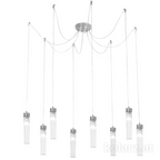 Kolarz Raggio 8 Light Ceiling Pendant Silver Leaf 6009.30850