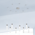 Kolarz Raggio 8 Light Ceiling Pendant Silver Leaf 6009.30850
