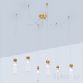 Kolarz Raggio 6 Light Ceiling Pendant Gold Leaf 6009.30630