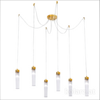 Kolarz Raggio 6 Light Ceiling Pendant Gold Leaf 6009.30630