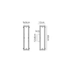 Regent Ramatuelle 2 Light 400mm Rectangular Wall Light - dimensions