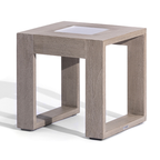 Rancho 500lm Solar Low Table 40 cm - Teak Duratek