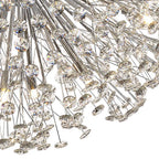 Regent Seyne 24 Light Sphere Pendant Light in Chrome with Crystal